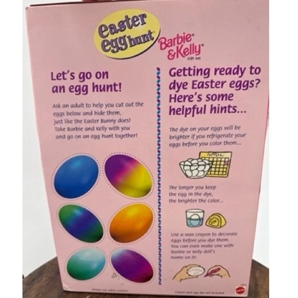 Vintage 1997 Barbie and Kelly Easter Egg Hunt Gift Set Special Edition Mattel